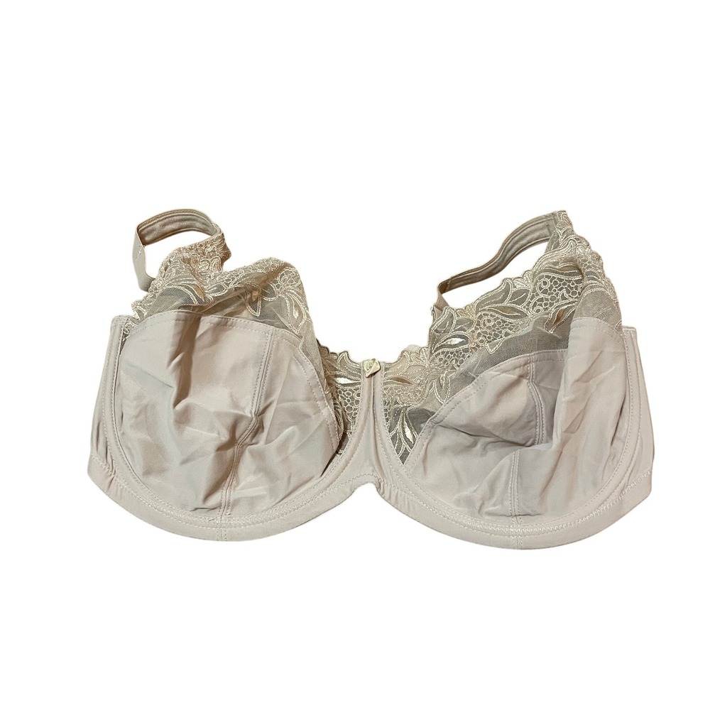 Panache Superbra Melody 6055 Underwire Lace Bra Nude 38H US UK Support Coverage